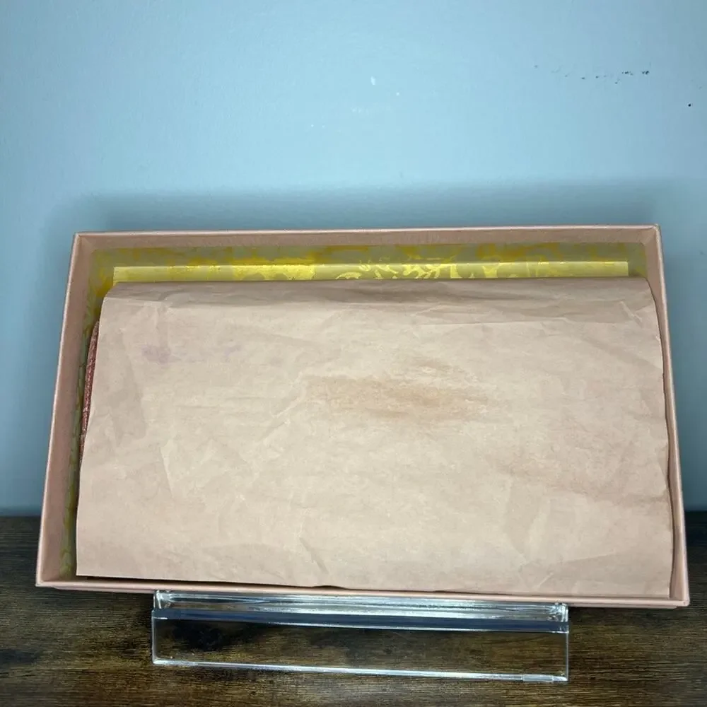 Miu Miu - Continental Wallet - Croc Embossed- Pink - Picture 10 of 12